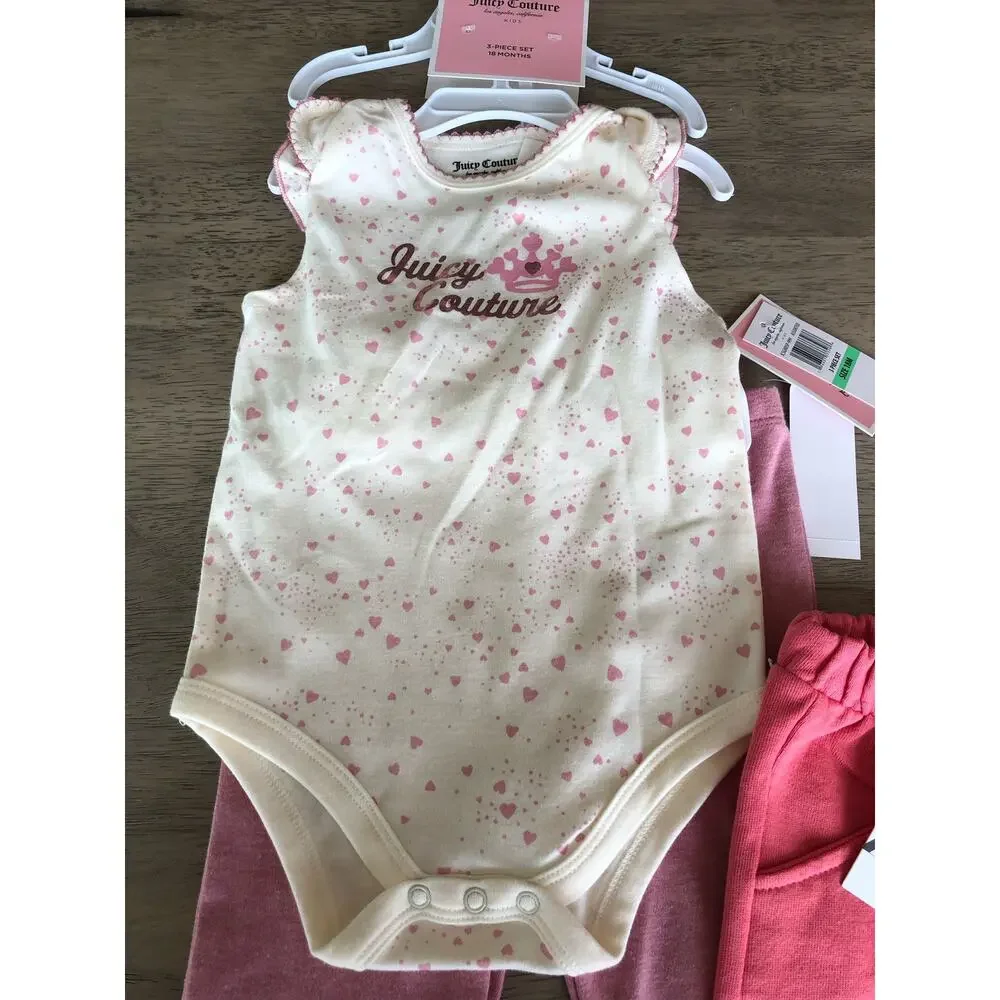 Juicy Couture and Zara Girls Pink and Cream Bundle - 18M